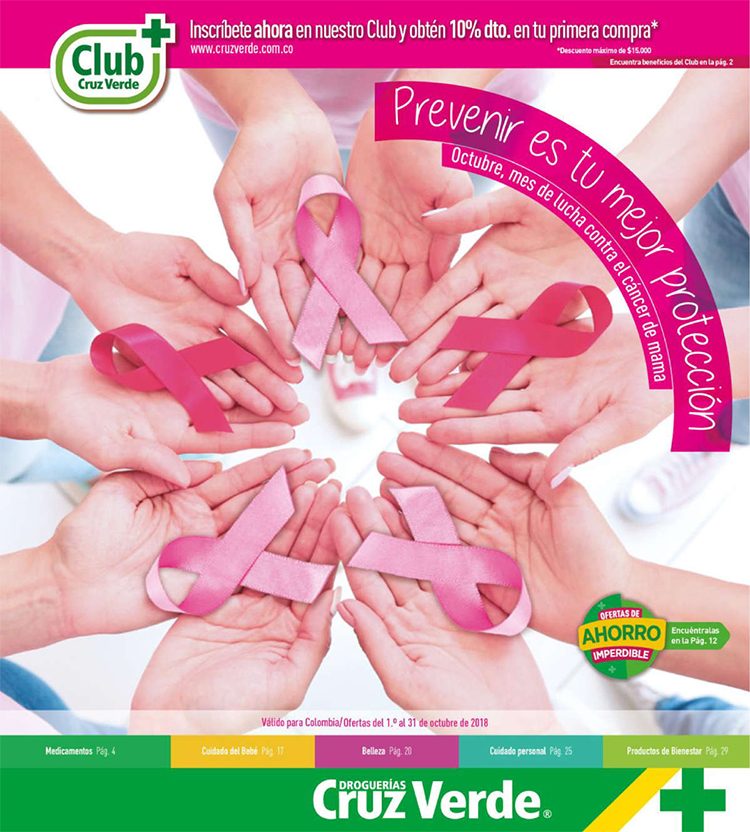 Únete a la lucha contra el cáncer de mama en Club Cruz Verde - My Deals Today Santa Marta